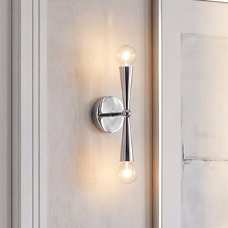 Two Light Wall Sconce in Chrome