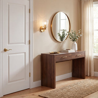 One Light Wall Sconce in Natural Brass