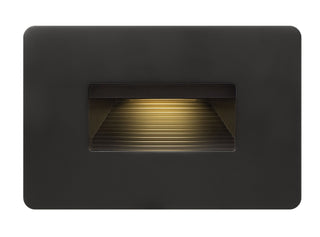 Luna LED 2700K Step Light 12v Horizontal in Satin Black