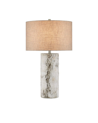 Currey and Company - 6000-0979 - One Light Table Lamp - Faux Birch - Birch White/Gray