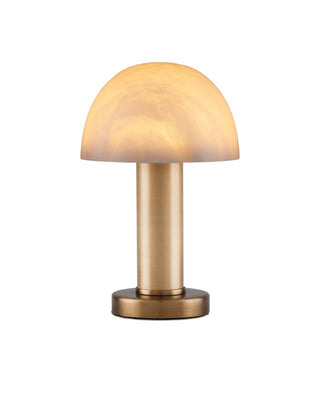 Currey and Company - 6000-0989 - One Light Table Lamp - La Gravite - Natural/Brass