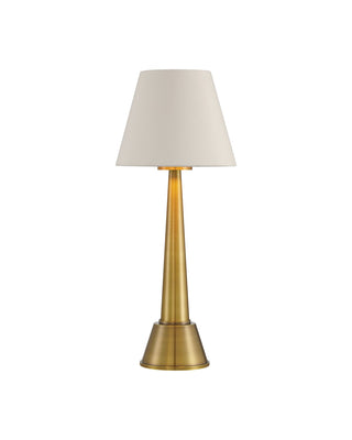 Currey and Company - 6700-0003 - One Light Table Lamp - Saunter - Polished Antique Brass