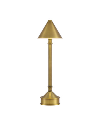 Currey and Company - 6700-0007 - LED Table Lamp - Traipse - Polished Antique Brass