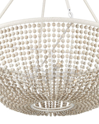 Wychwood Six Light Chandelier in Sugar White/Sandstone/White