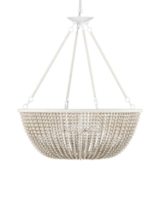 Wychwood Six Light Chandelier in Sugar White/Sandstone/White