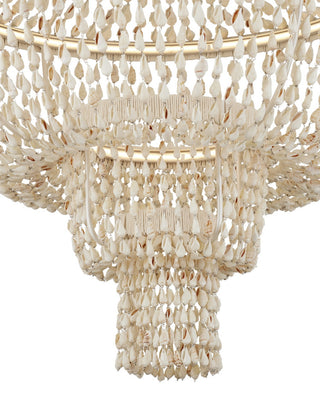 Cybele LED Chandelier in Natural/Pearlized White/White