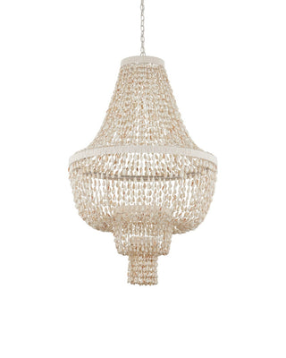 Cybele LED Chandelier in Natural/Pearlized White/White