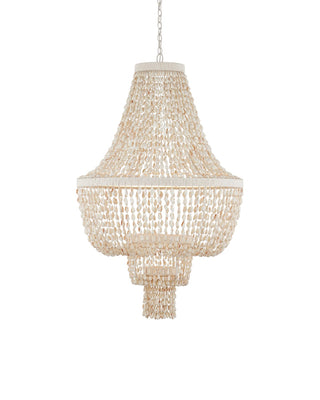 Currey and Company - 9000-1242 - LED Chandelier - Cybele - Natural/Pearlized White/White