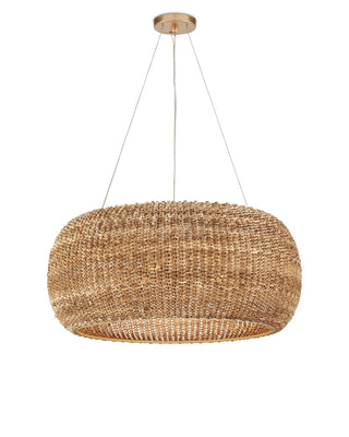 Boucle Six Light Chandelier in Natural/Beige