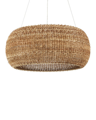 Boucle Six Light Chandelier in Natural/Beige
