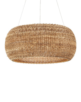 Currey and Company - 9000-1245 - Six Light Chandelier - Boucle - Natural/Beige