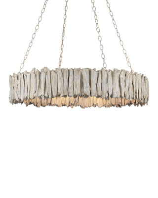 Currey and Company - 9000-1249 - Eight Light Chandelier - Driftwood - Whitewash