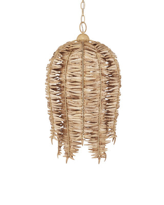 Tiptur Three Light Pendant in Natural/Coco Cream