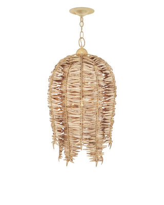 Tiptur Three Light Pendant in Natural/Coco Cream