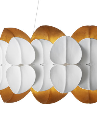 Aventine LED Chandelier in Gesso White/Contemporary Gold