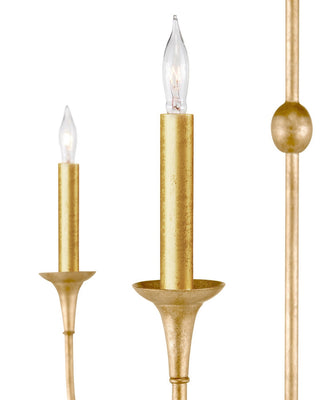 Nottaway 18 Light Chandelier in Contemporary Gold Leaf/Contemporary Gold