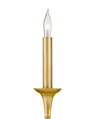 Nottaway Two Light Chandelier in Contemporary Gold Leaf