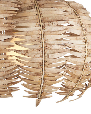 Tiptur LED Semi-Flush Mount in Natural/Coco Cream