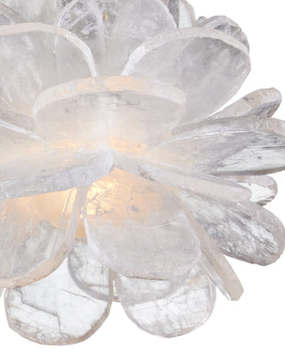 Clarity One Light Pendant in Natural/Brass