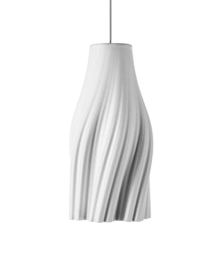 Posh Seven Light Linear Pendant in White/Silver