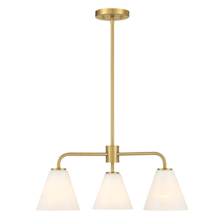 Savoy House - 1-4013-3-322 - Three Light Chandelier - Blair - Warm Brass
