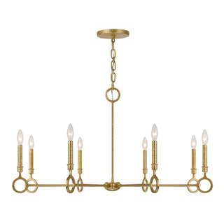 Savoy House - 1-6847-8-93 - Eight Light Chandelier - Noah - Gold Armory