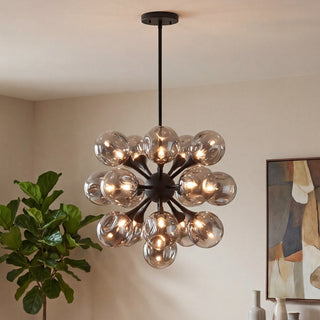 Matisse 16 Light Chandelier in Matte Black