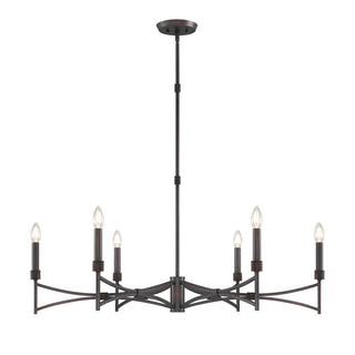 Savoy House - 1-8166-6-26 - Six Light Chandelier - Gardner - Champagne Mist