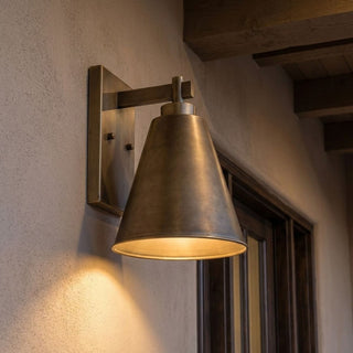 Ryder One Light Outdoor Wall Lantern in Atlas Bronze