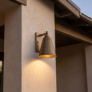 Ryder One Light Outdoor Wall Lantern in Atlas Bronze