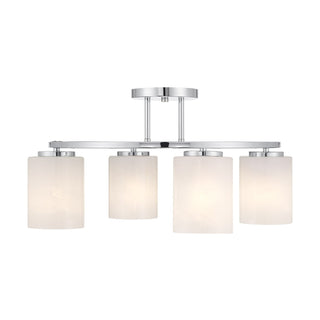 Savoy House - 6-4693-4-11 - Four Light Semi-Flush Mount - Herron - Chrome