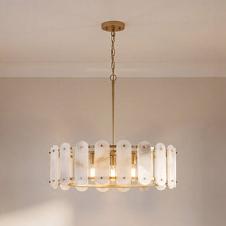 Antolini Five Light Pendant in Warm Brass