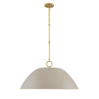 Savoy House - 7-2918-1-156 - One Light Pendant - Alta - Concrete and Brass