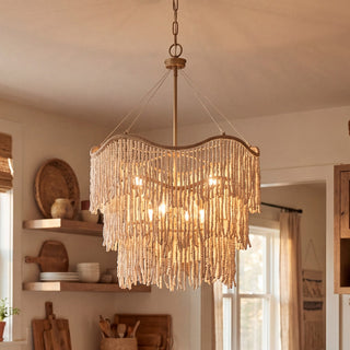 Melia Six Light Pendant in Cypress