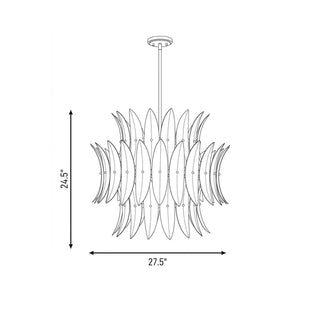 Sanctuary Six Light Pendant in Coronado