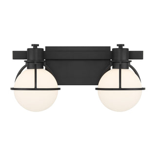 Savoy House - 8-1060-2-BK - Two Light Bathroom Vanity - Pierce - Matte Black