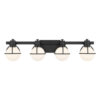 Savoy House - 8-1060-4-BK - Four Light Bathroom Vanity - Pierce - Matte Black