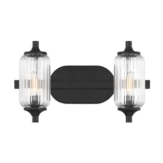 Savoy House - 8-3024-2-BK - Two Light Bathroom Vanity - Holton - Matte Black