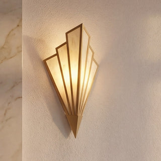 Rivage LED Wall Sconce in Warm Brass