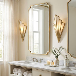 Rivage LED Wall Sconce in Warm Brass