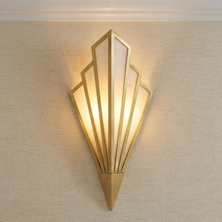 Rivage LED Wall Sconce in Warm Brass