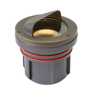 Well Light Variable Output LED 2700K Shielded in Matte Bronze