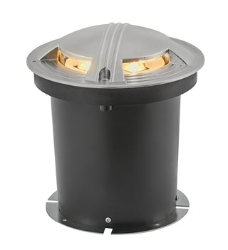 Sparta - Flare 12V LED Quad-Directional Well Light in Stainless Steel