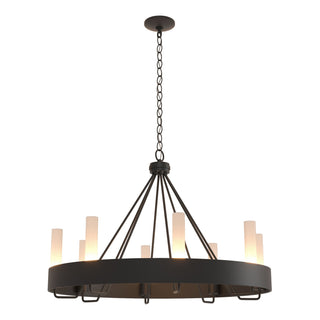 Hubbardton Forge - 105040-SKT-10-FD0611 - Banded Ring Chandelier - Banded - Black