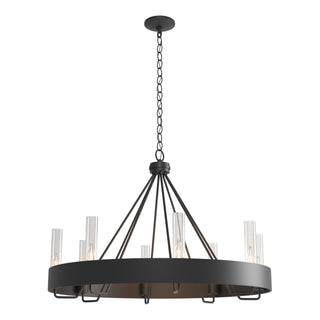 Hubbardton Forge - 105040-SKT-10-ZM0611 - Banded Ring Chandelier - Banded - Black