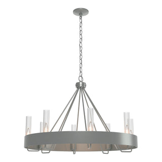Hubbardton Forge - 105040-SKT-82-ZM0611 - Banded Ring Chandelier - Banded - Vintage Platinum