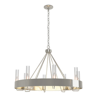 Hubbardton Forge - 105040-SKT-85-ZM0611 - Banded Ring Chandelier - Banded - Sterling