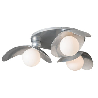 Hubbardton Forge - 122110-SKT-85 - Yoki 3-Light Semi-Flush - Yoki - Sterling