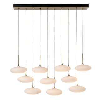 Hubbardton Forge - 131148-SKT-STND-86-GS0818 - Clouds 10-Light Pendant - Clouds - Modern Brass