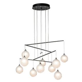 Hubbardton Forge - 131151-SKT-STND-14-FD0750 - Fritz Globe 10-Light Mobile Pendant - Fritz - Oil Rubbed Bronze